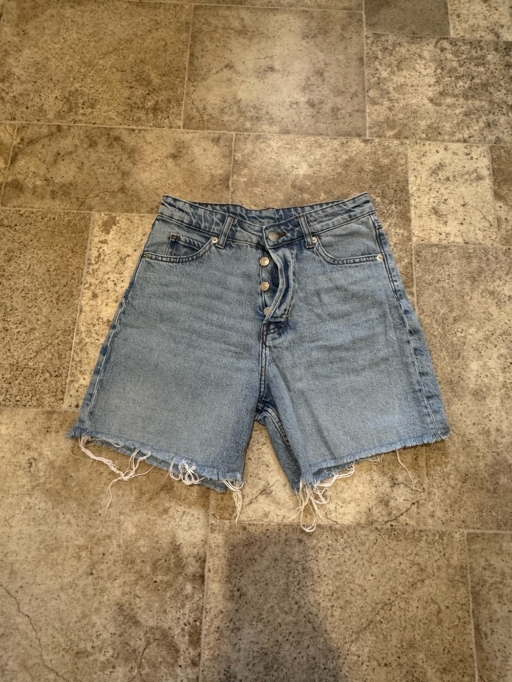 H&M Light Blue Denim Jean Shorts